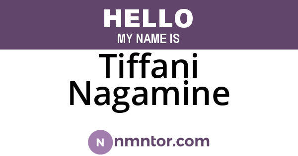 Tiffani Nagamine