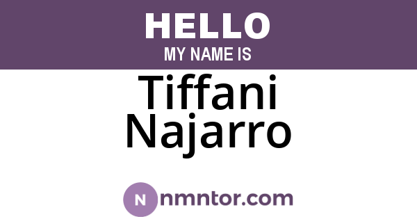 Tiffani Najarro
