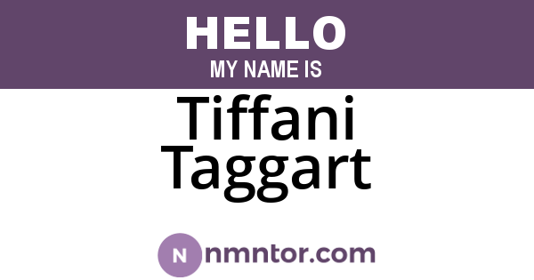 Tiffani Taggart