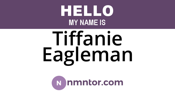 Tiffanie Eagleman