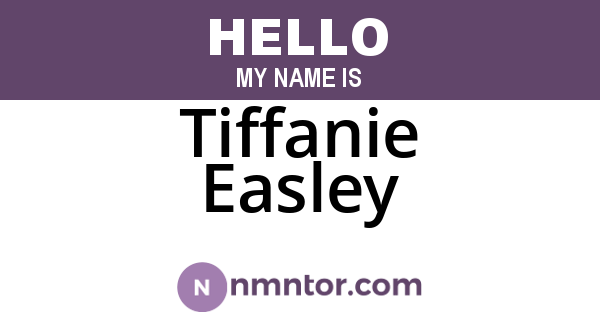 Tiffanie Easley