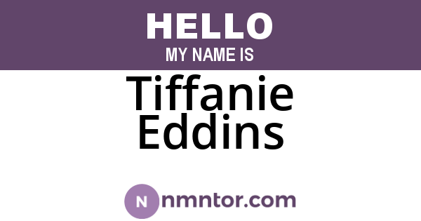Tiffanie Eddins