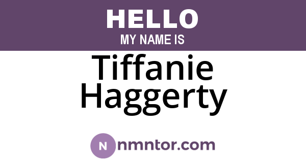 Tiffanie Haggerty