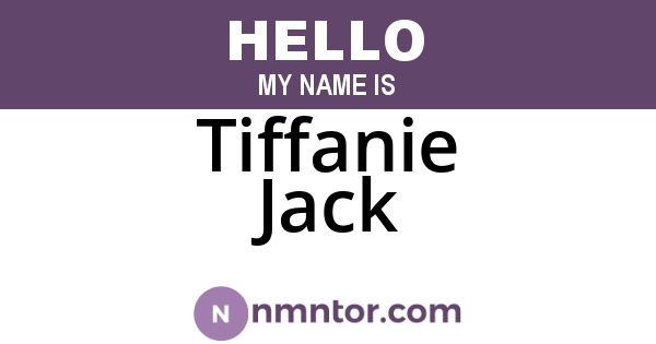 Tiffanie Jack