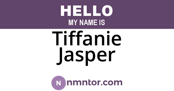 Tiffanie Jasper