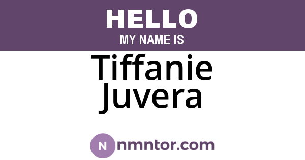 Tiffanie Juvera