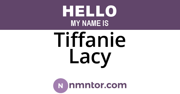 Tiffanie Lacy