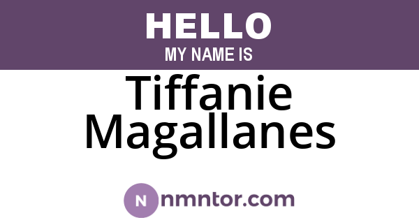 Tiffanie Magallanes