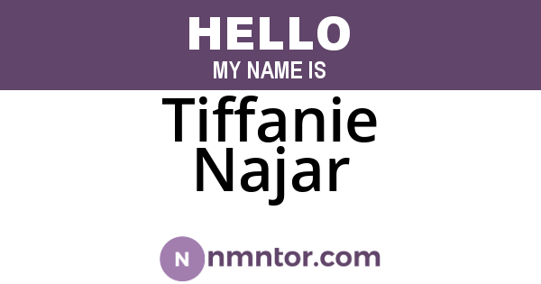 Tiffanie Najar