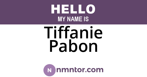 Tiffanie Pabon