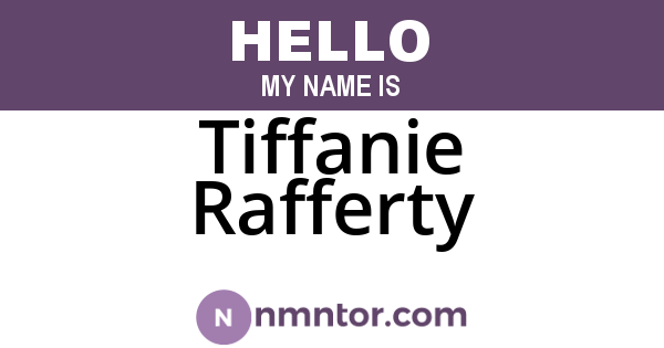 Tiffanie Rafferty