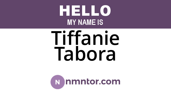 Tiffanie Tabora