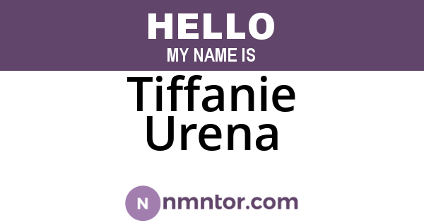 Tiffanie Urena