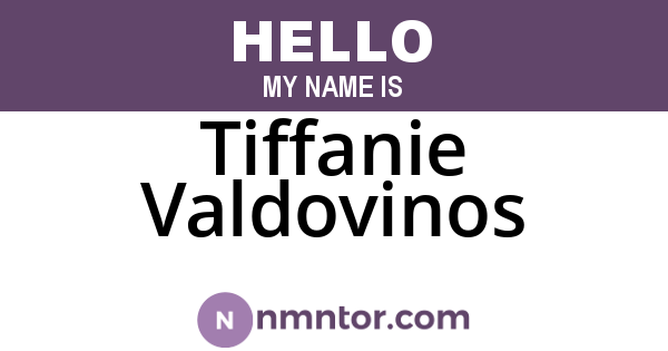 Tiffanie Valdovinos
