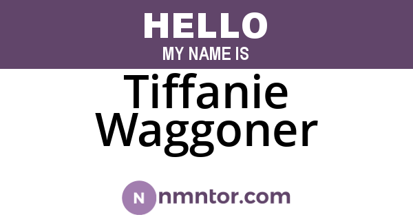 Tiffanie Waggoner