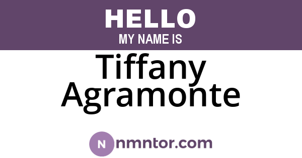 Tiffany Agramonte