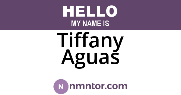 Tiffany Aguas