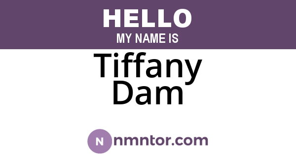 Tiffany Dam