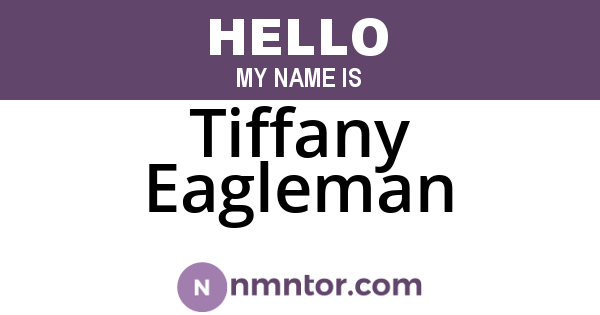 Tiffany Eagleman