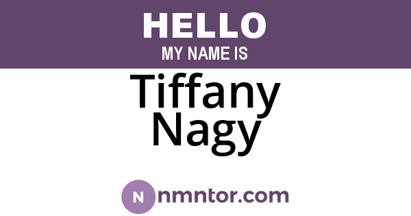 Tiffany Nagy