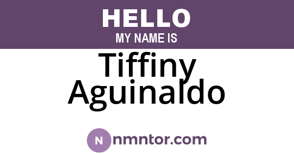 Tiffiny Aguinaldo
