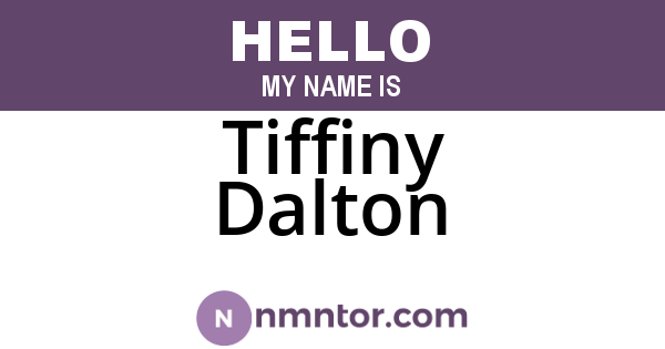 Tiffiny Dalton
