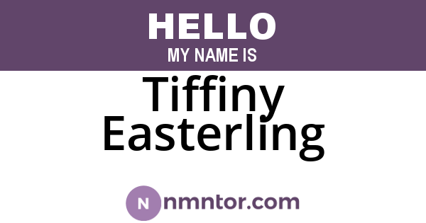 Tiffiny Easterling