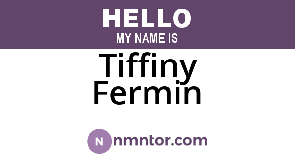 Tiffiny Fermin