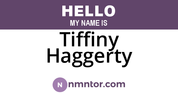 Tiffiny Haggerty