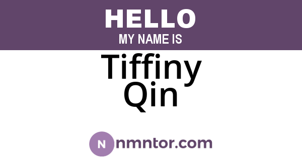 Tiffiny Qin