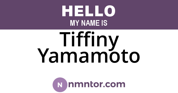 Tiffiny Yamamoto
