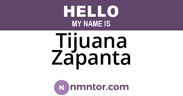 Tijuana Zapanta