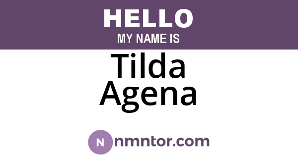Tilda Agena