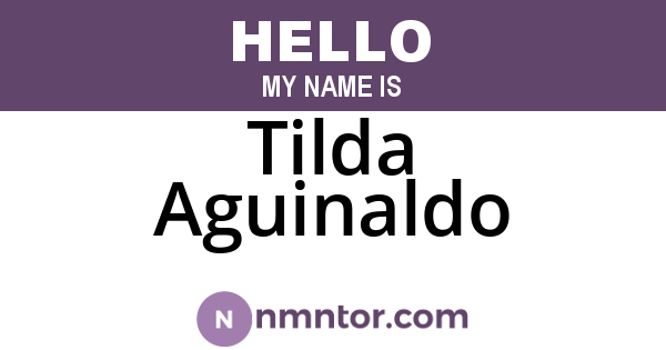 Tilda Aguinaldo