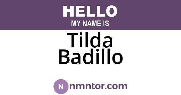 Tilda Badillo