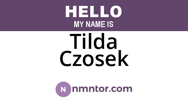Tilda Czosek