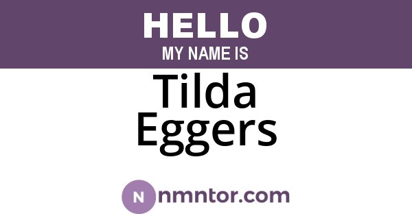 Tilda Eggers