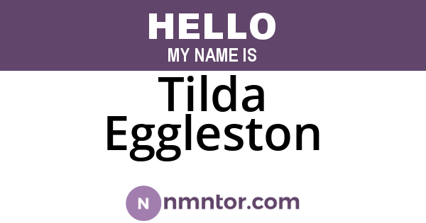 Tilda Eggleston