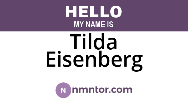 Tilda Eisenberg