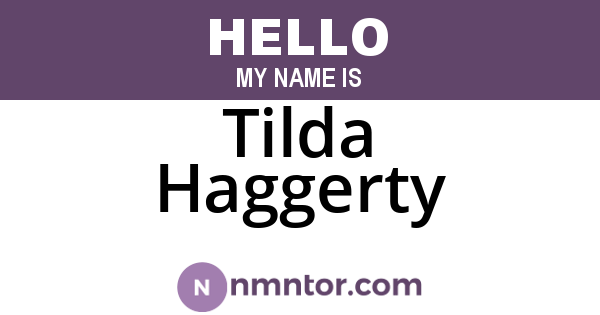 Tilda Haggerty