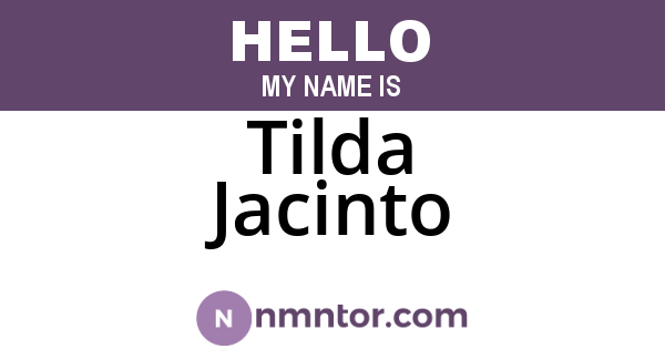 Tilda Jacinto