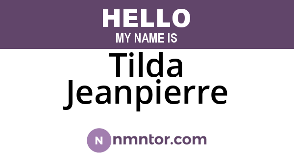 Tilda Jeanpierre