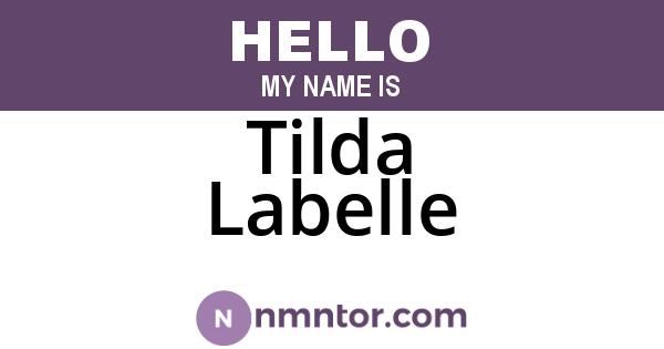 Tilda Labelle