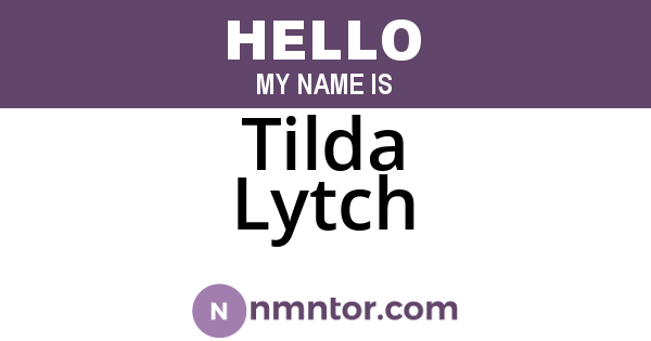 Tilda Lytch