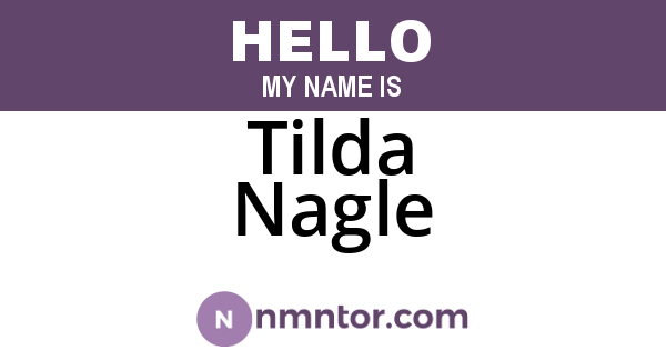 Tilda Nagle