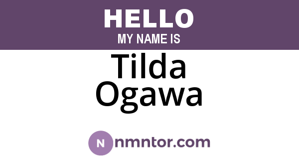 Tilda Ogawa