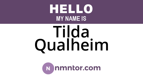 Tilda Qualheim