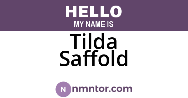 Tilda Saffold