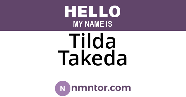 Tilda Takeda
