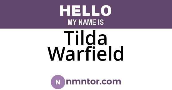 Tilda Warfield